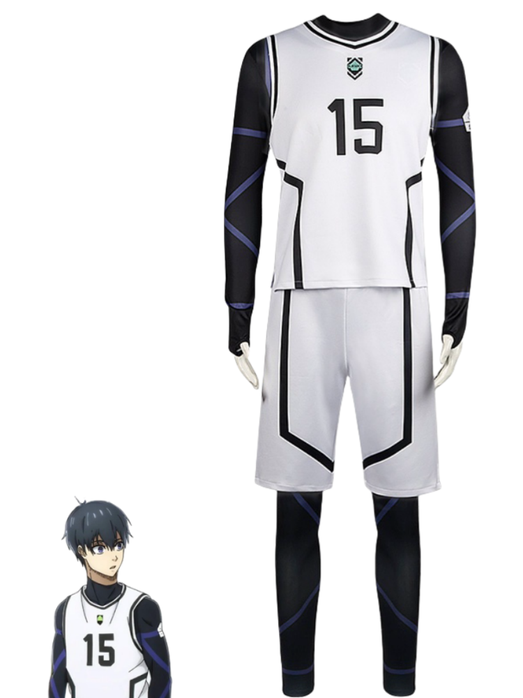 Blue Lock Football Jersey Uniform Cosplay Costume