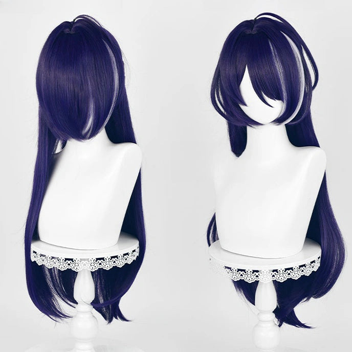 Honkai:Star Rail:Acheron White/Blue Cosplay Wig