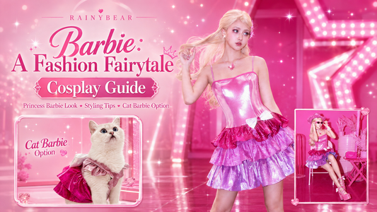 Barbie A Fashion Fairytale cosplay guide featuring Princess Barbie costume and Cat Barbie outfit