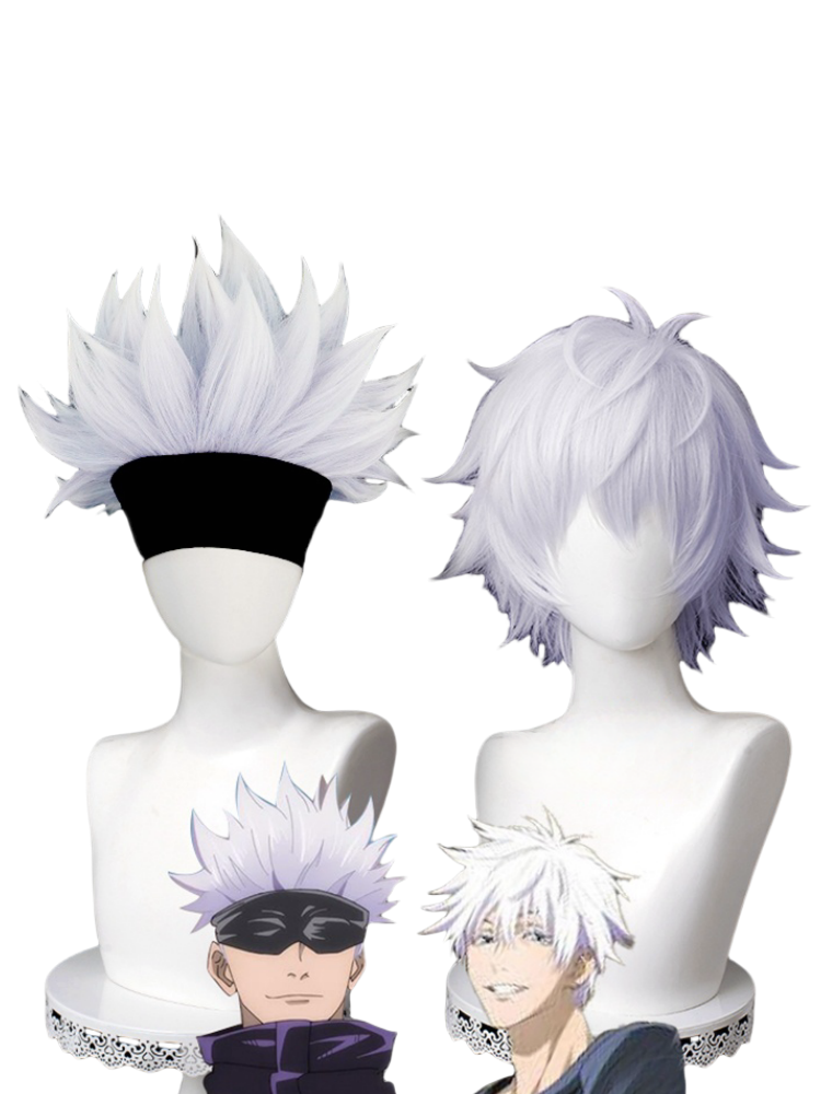 Jujutsu Kaisen Satoru Gojo Silver Purple Cosplay Wig – Rainybear