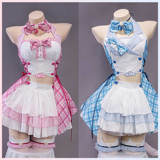 Nekopara vol.4 Chocola/Vanilla Idol Cosplay Costume