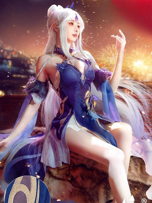 Genshin Impact Ningguang Orchid's Evening Gown Cosplay Costume