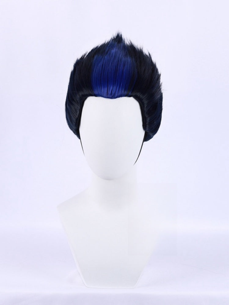 Valorant Yoru Blue to Black Cosplay Wig