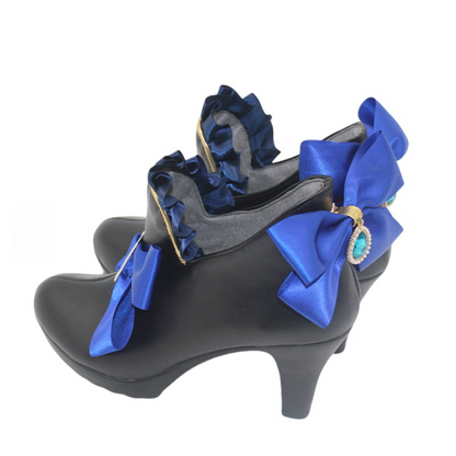 Genshin Impact Hydro Archon Focalors Furina Cosplay chaussures