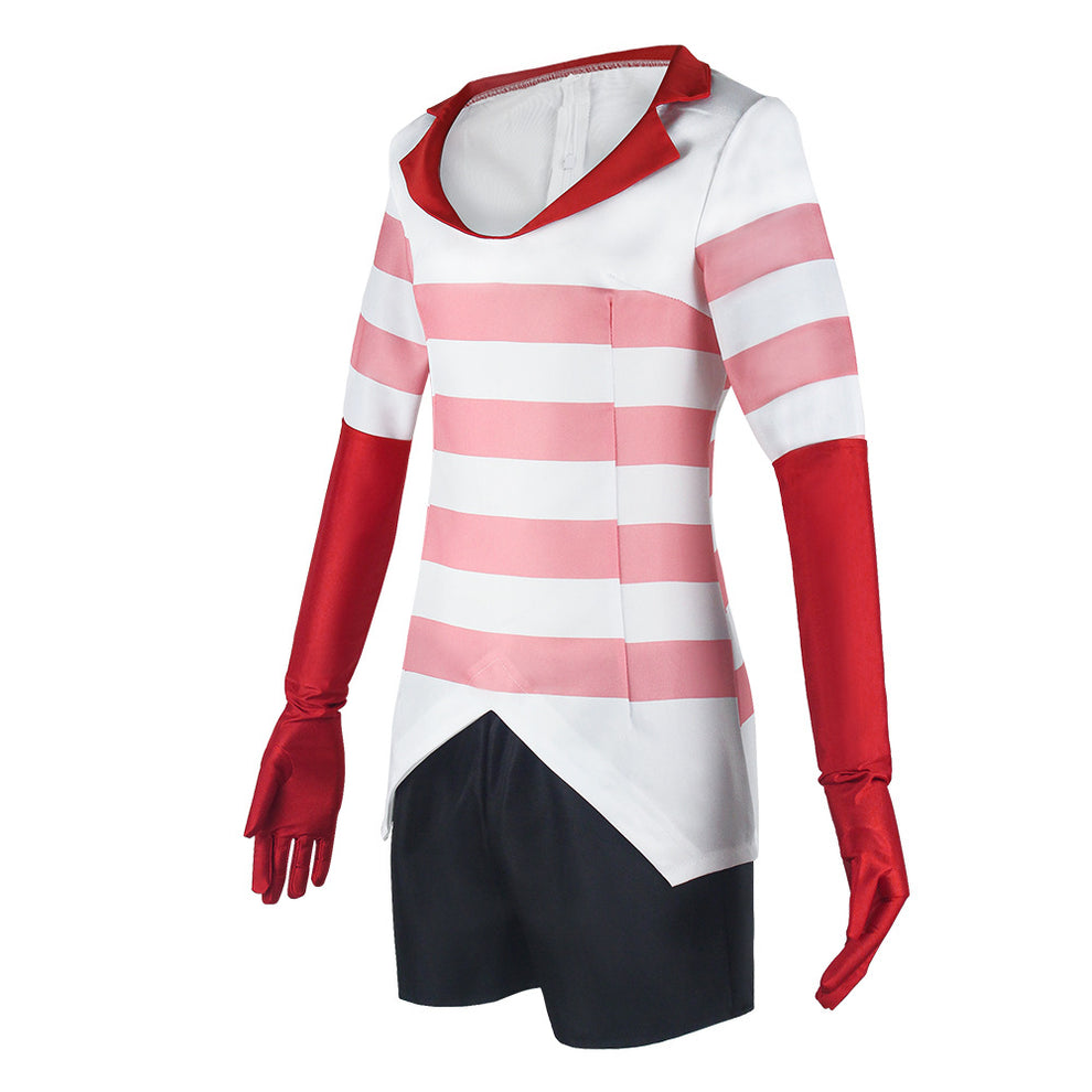 Hazbin Hotel Angel Dust Cosplay Costume – Rainybear