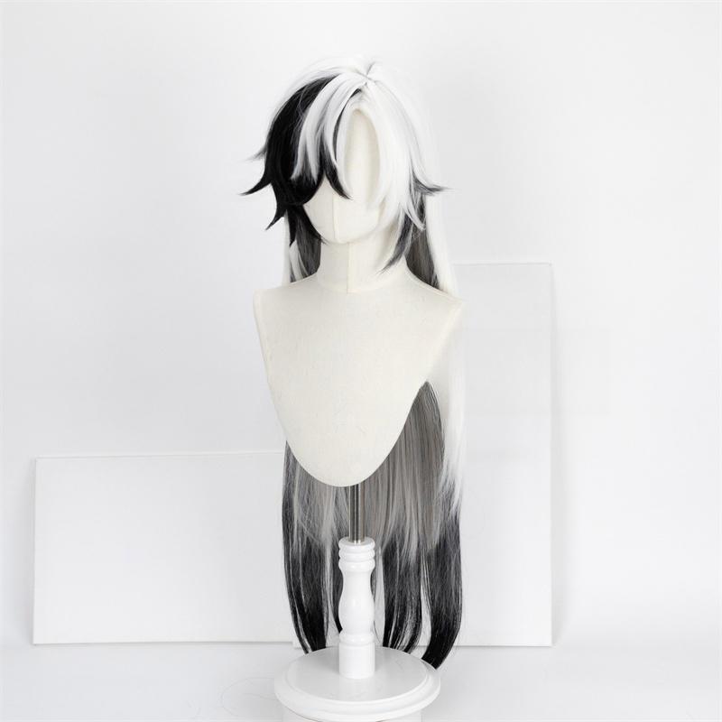 Honkai: Star Rail Boothill Black and White Cosplay Wig