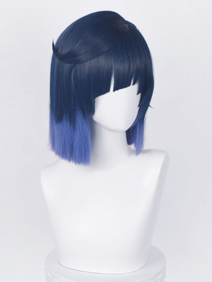 Genshin Impact Yelan Blue Cosplay Wig
