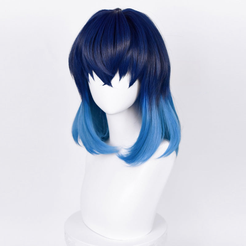Demon Slayer: Kimetsu No Yaiba Hashibira Inosuke Blue Cosplay Wig