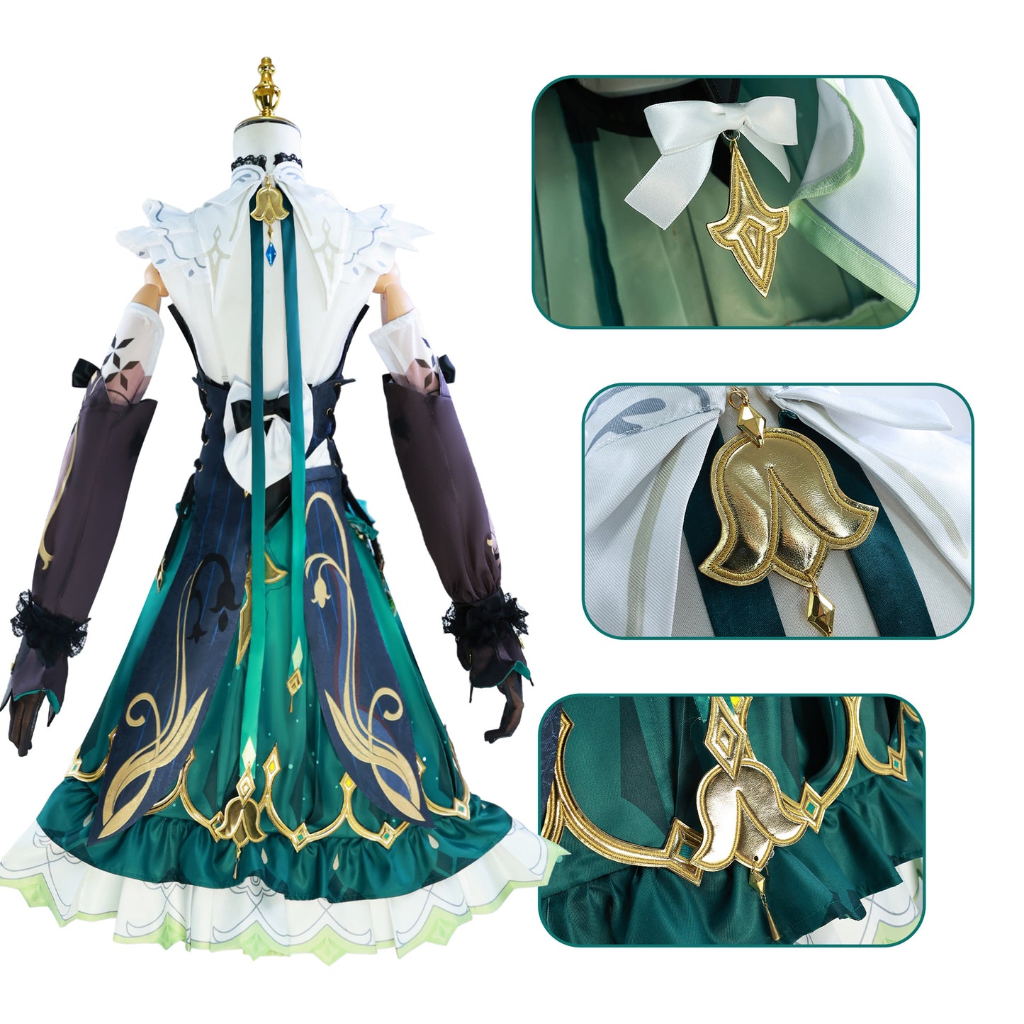 Genshin Impact Emilie Cosplay Costume