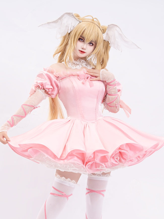 Shugo Chara!  Tsukiyomi Utau  Angel Cradle Cosplay Costume