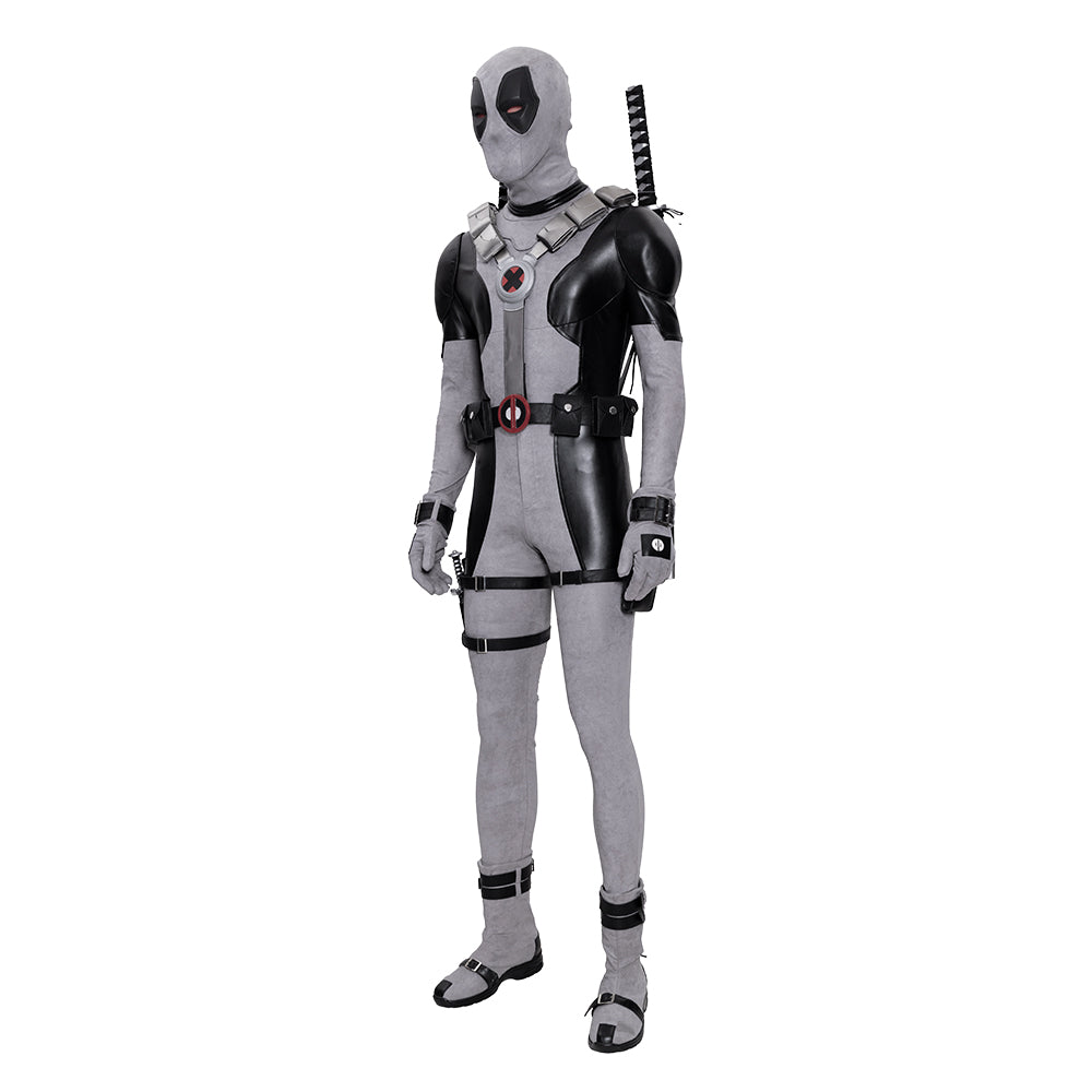 Deadpool Grey X-Force Cosplay Costume