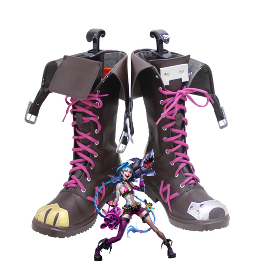 League of Legends Jinx Cosplay Shoes