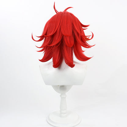 Hazbin Hotel Niffty Red Cosplay Wig