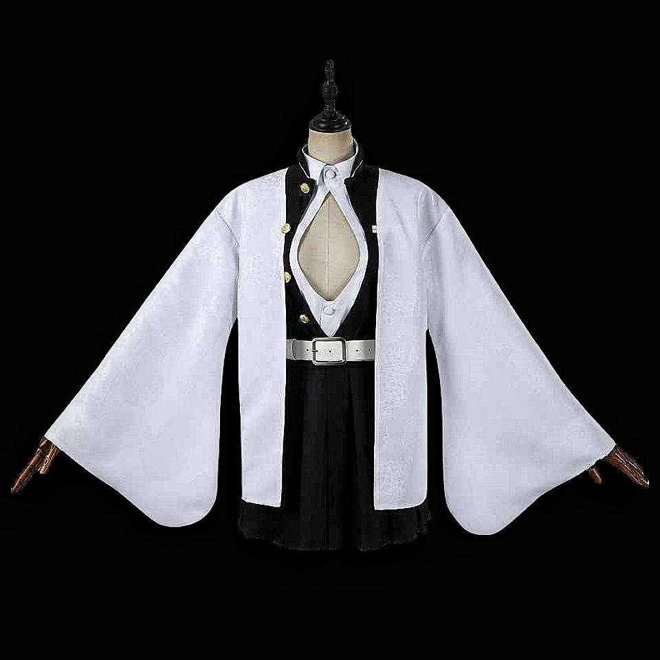 Demon Slayer: Kimetsu No Yaiba Mitsuri Kanroji Embroidered Version Cosplay Costume