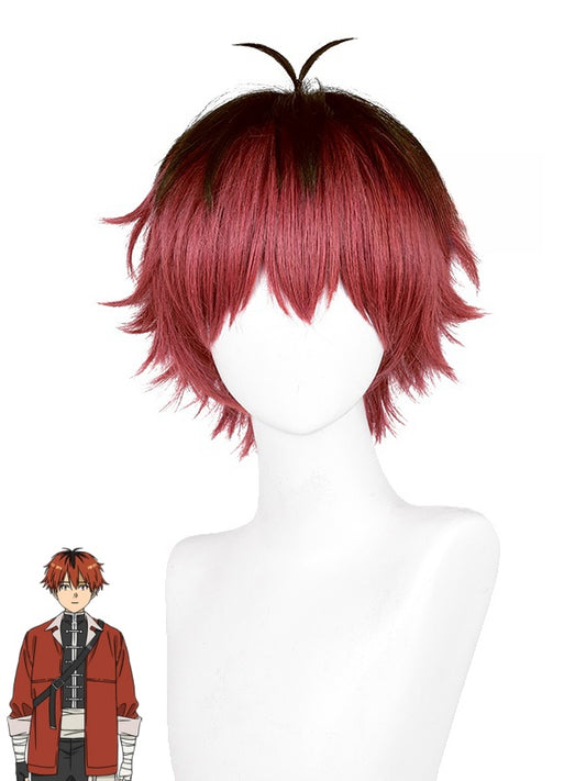 Frieren: Beyond Journey's End Stark Black to Red Cosplay Wig