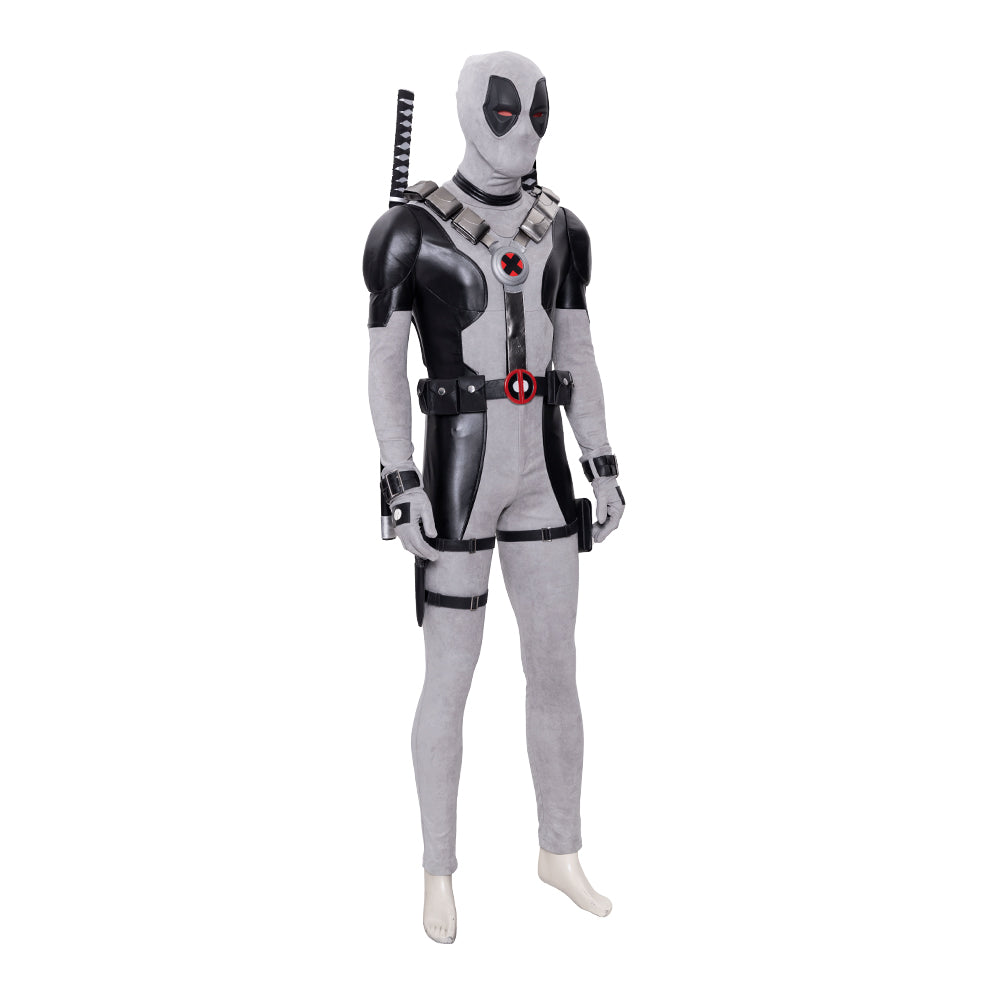 Deadpool Grey X-Force Cosplay Costume