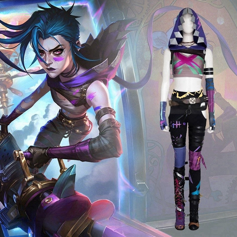 League of Legends Arcane 2 Jinx Cosplay Costume