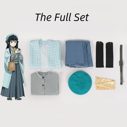 Demon Slayer: Kimetsu No Yaiba Muichiro Tokito Kimono Cosplay Costume