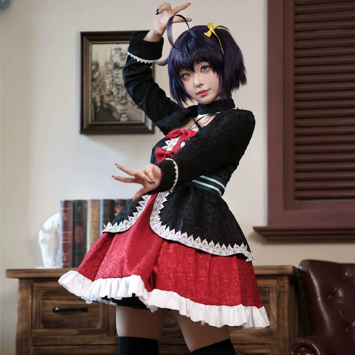 Love, Chunibyo & Other Delusions! Takanashi Rikka Christmas Cosplay Costume