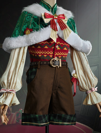 Identity V Painter Edgar Valden Cozy Christmas Eve Cosplay Costume