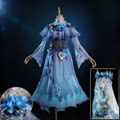 Identity V Entomologist Melly Plinius Ghost Candle Cosplay Costume