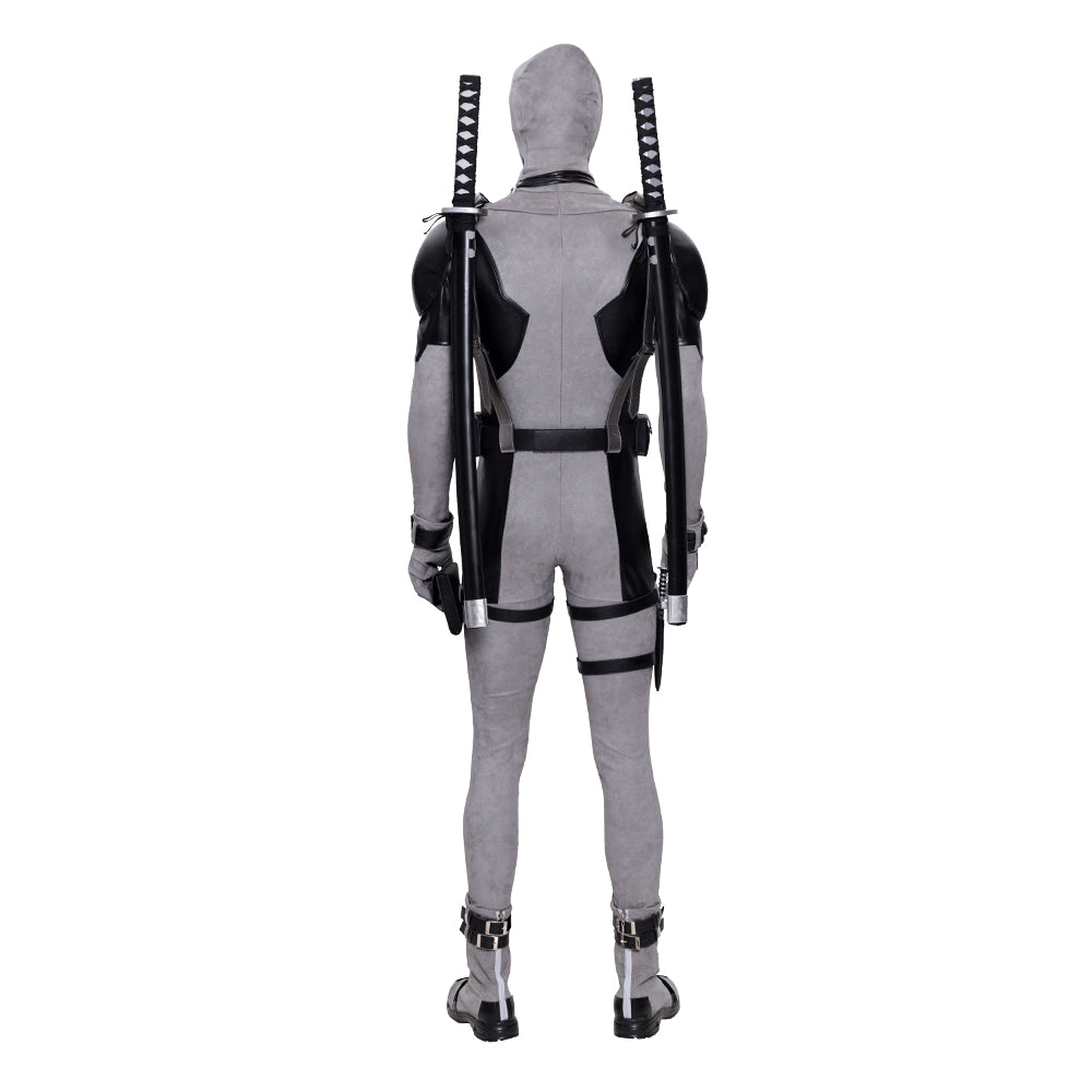 Deadpool Grey X-Force Cosplay Costume