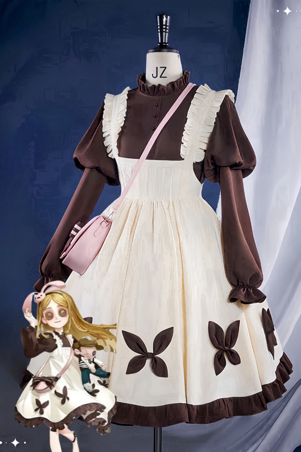 Identity V x Lawson Little Girl Alice DeRoss Cosplay Costume