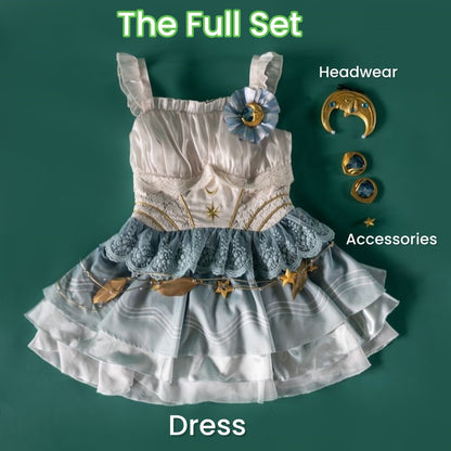 Identity V Female Dancer Margaretha Zelle Drifting Moonlight Cosplay Costume