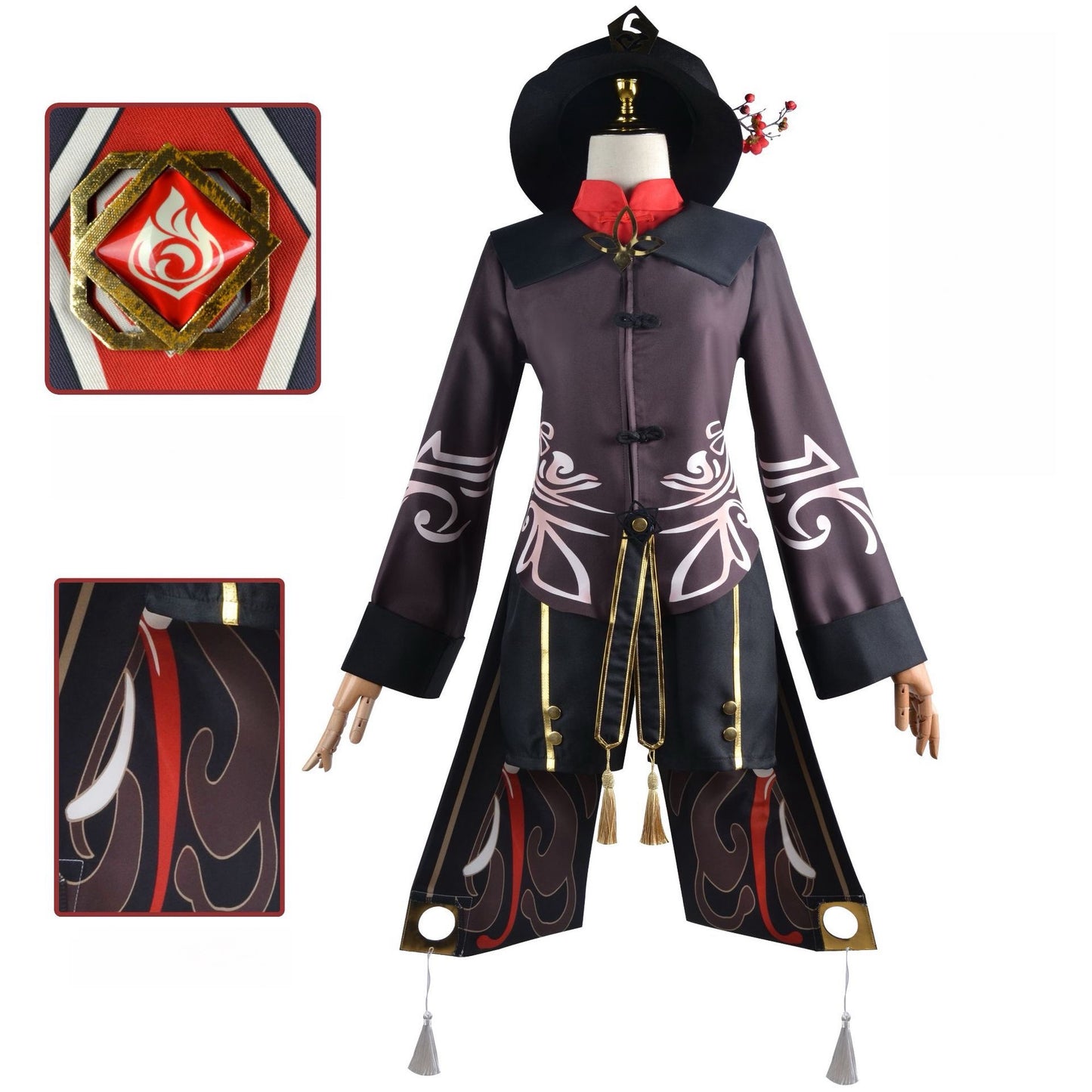 Genshin Impact Hutao Cosplay Costume