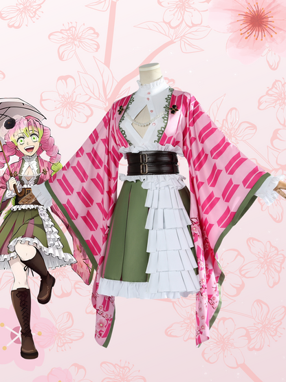 Demon Slayer: Kimetsu No Yaiba Kanroji Mitsuri 5th Anniversary Cosplay Costume