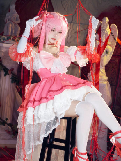 Puella Magic Madoka Magica Madoka Kaname Walpurgisnacht Rising Cosplay Costume