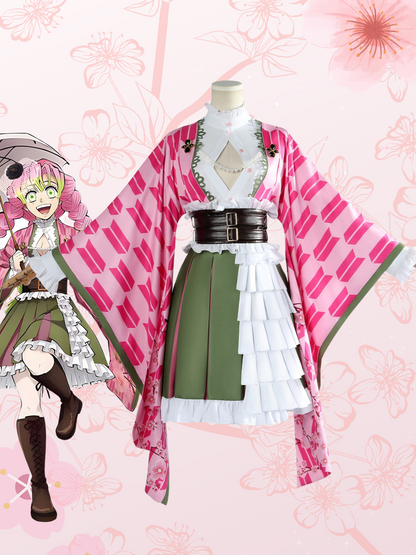 Demon Slayer: Kimetsu No Yaiba Kanroji Mitsuri 5th Anniversary Cosplay Costume