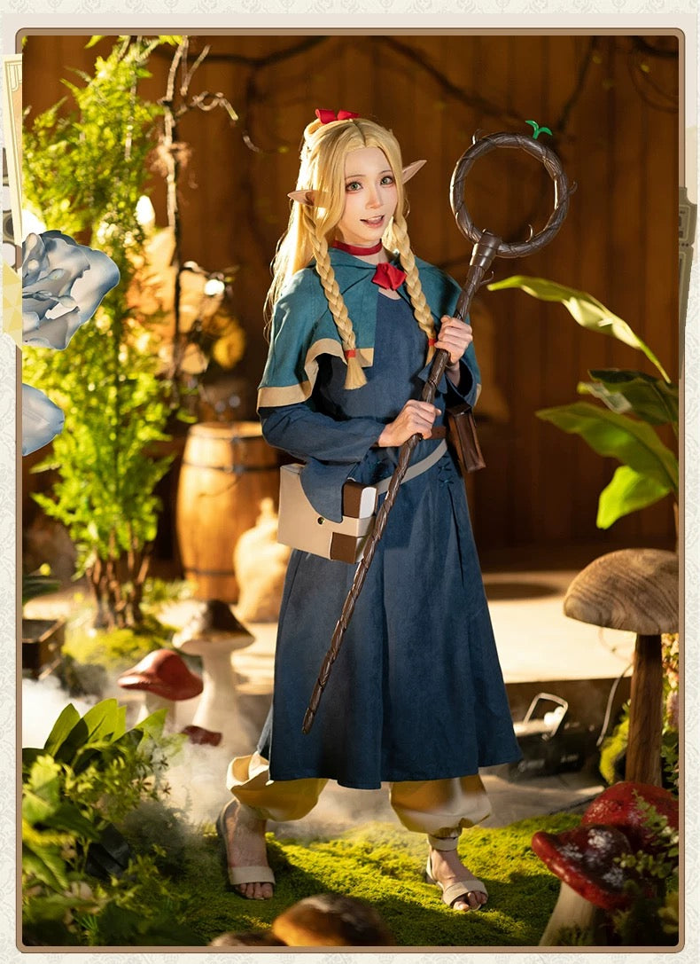 Delicious in Dungeon Marcille Donato Premium Version Cosplay Costume