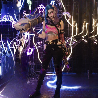 League of Legends Arcane 2 Jinx Cosplay Costume