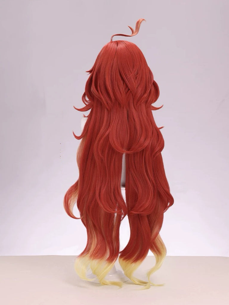 Genshin Impact Mavuika Cosplay Wig