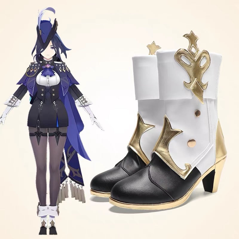 Genshin Impact Fontaine Clorinde Cosplay Costume