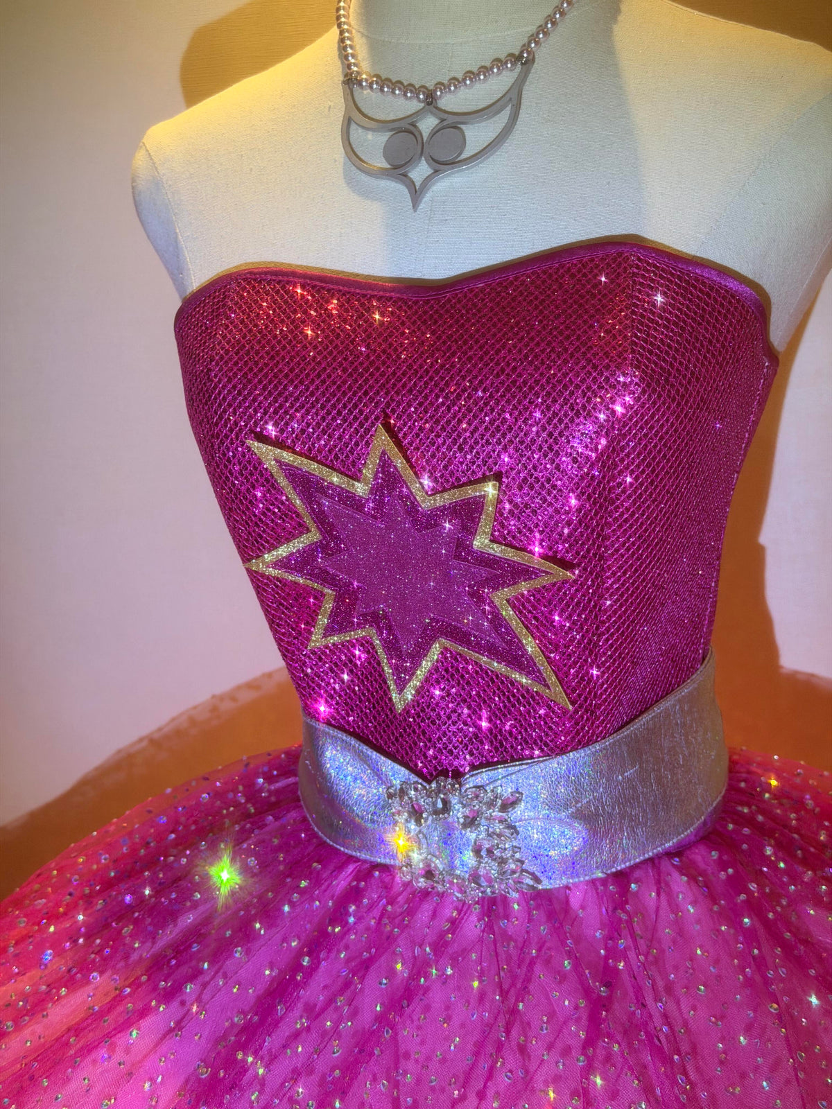 Sparkling Pink Fashion Princess Ball Gown – Upgraded Version