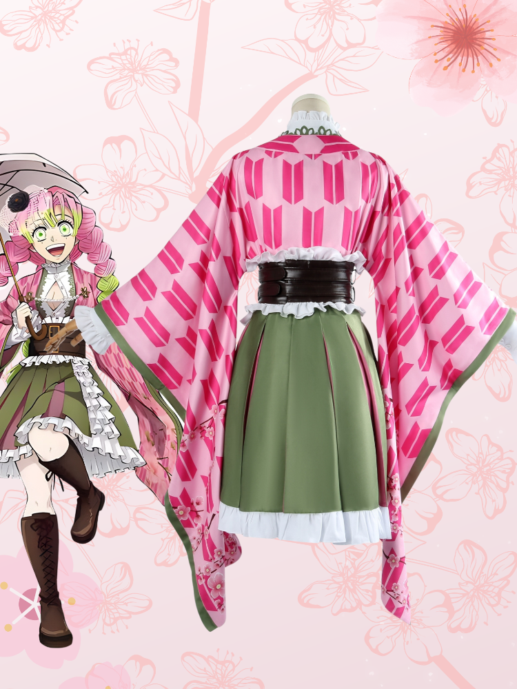 Demon Slayer: Kimetsu No Yaiba Kanroji Mitsuri 5th Anniversary Cosplay Costume