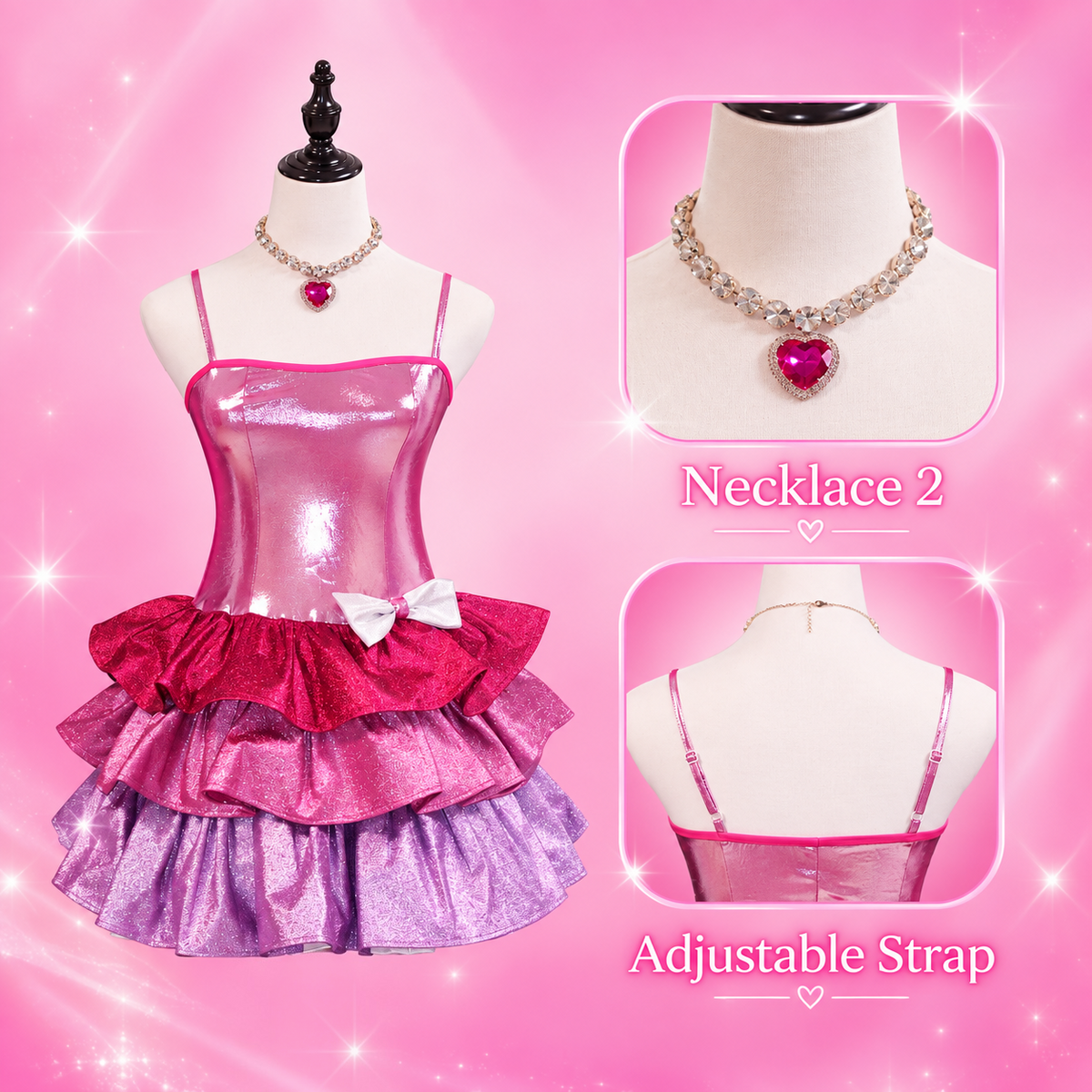 Barbie: A Fashion Fairytale Princess Barbie +Cat Barbie Cosplay Costume