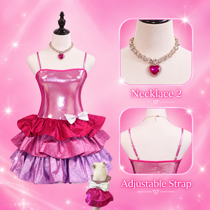 Barbie: A Fashion Fairytale Princess Barbie +Cat Barbie Cosplay Costume