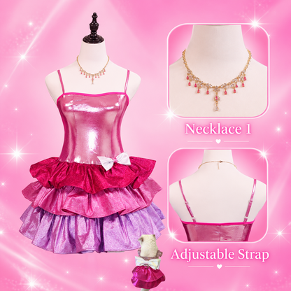 Barbie: A Fashion Fairytale Princess Barbie +Cat Barbie Cosplay Costume