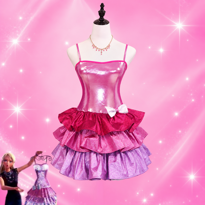 Barbie: A Fashion Fairytale Princess Barbie +Cat Barbie Cosplay Costume