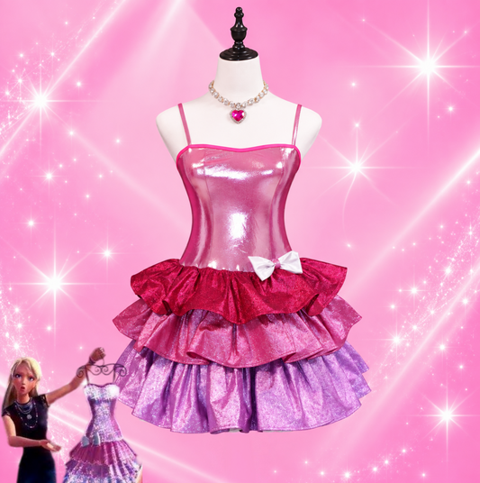 Barbie: A Fashion Fairytale Princess Barbie +Cat Barbie Cosplay Costume
