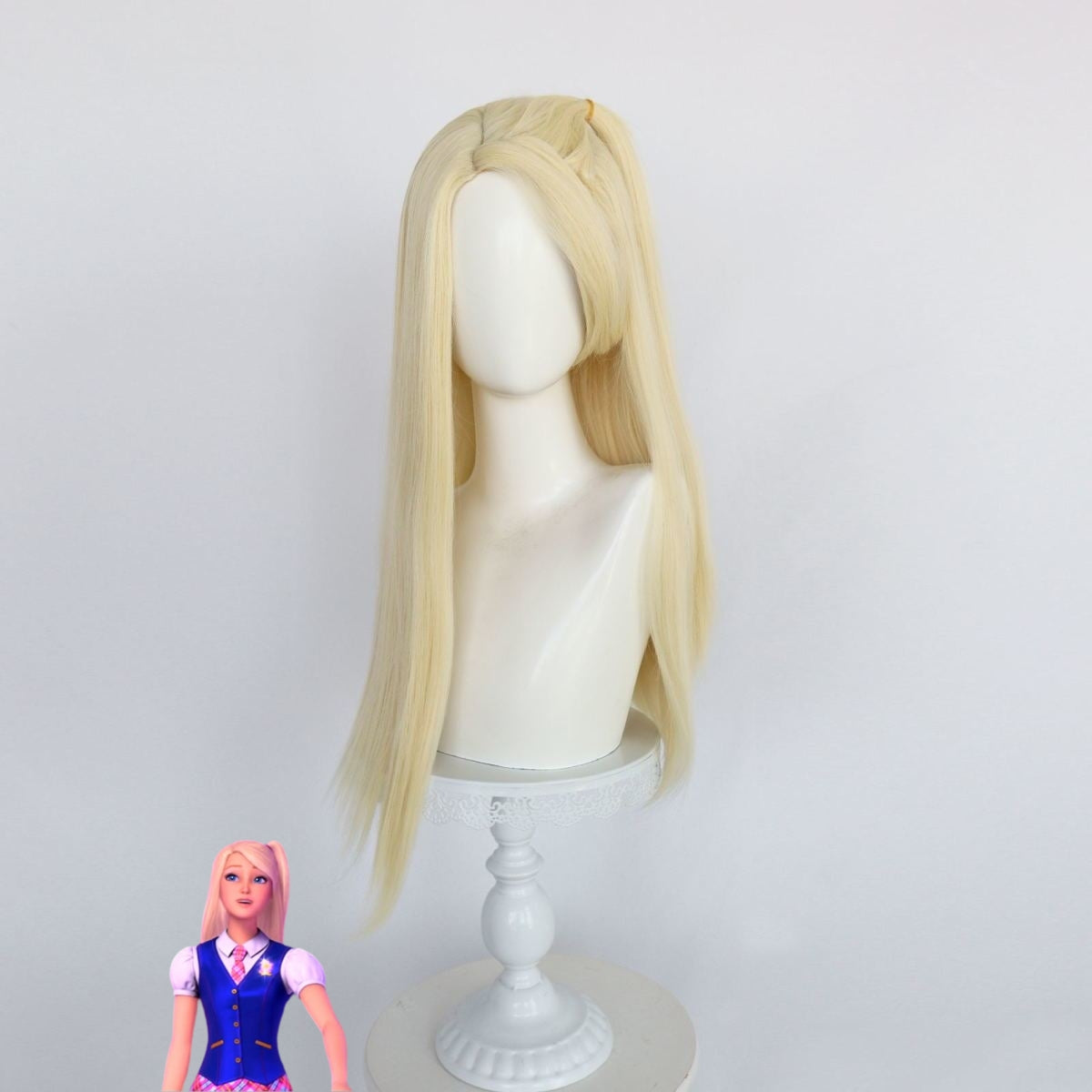 Barbie: Princess Charm School Princess Sophia Blair Willows Cosplay Wig