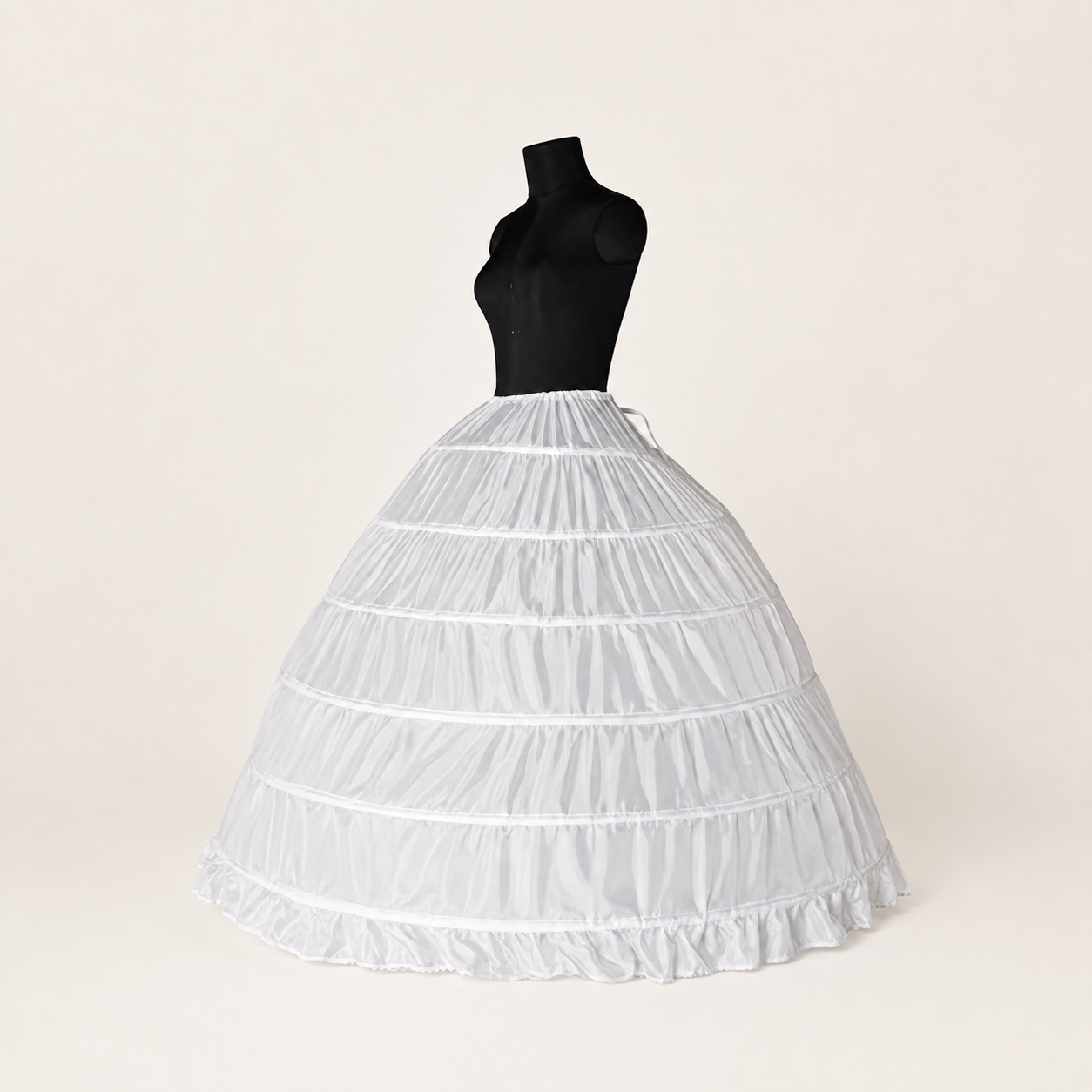 A-Line Petticoat Crinoline | Wide Full-Length Bridal Underskirt