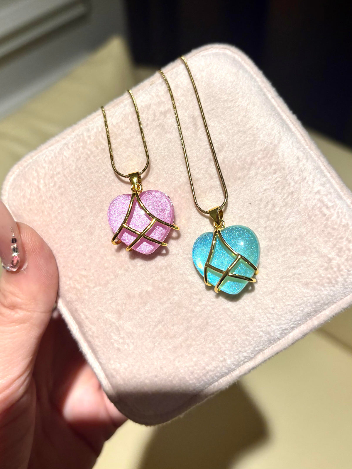 Barbie & the Diamond Castle Heart Crystal Necklace