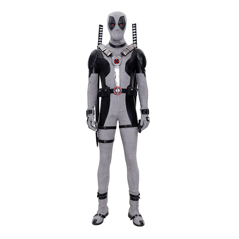 Deadpool Grey X-Force Cosplay Costume