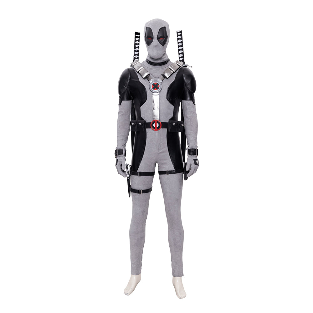 Deadpool Grey X-Force Cosplay Costume