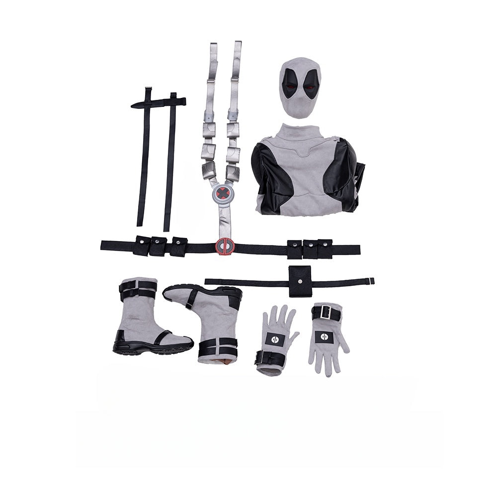 Deadpool Grey X-Force Cosplay Costume