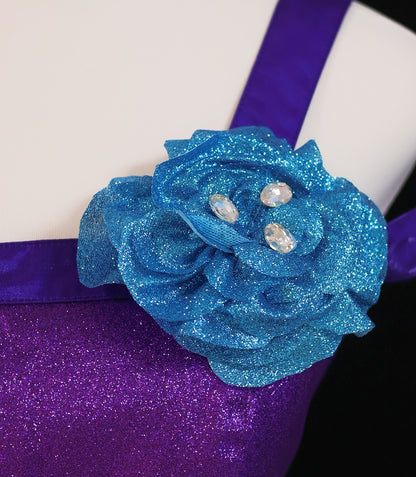 Barbie: A Fairy Secret Raquelle Purple & Blue Dress Cosplay Costume